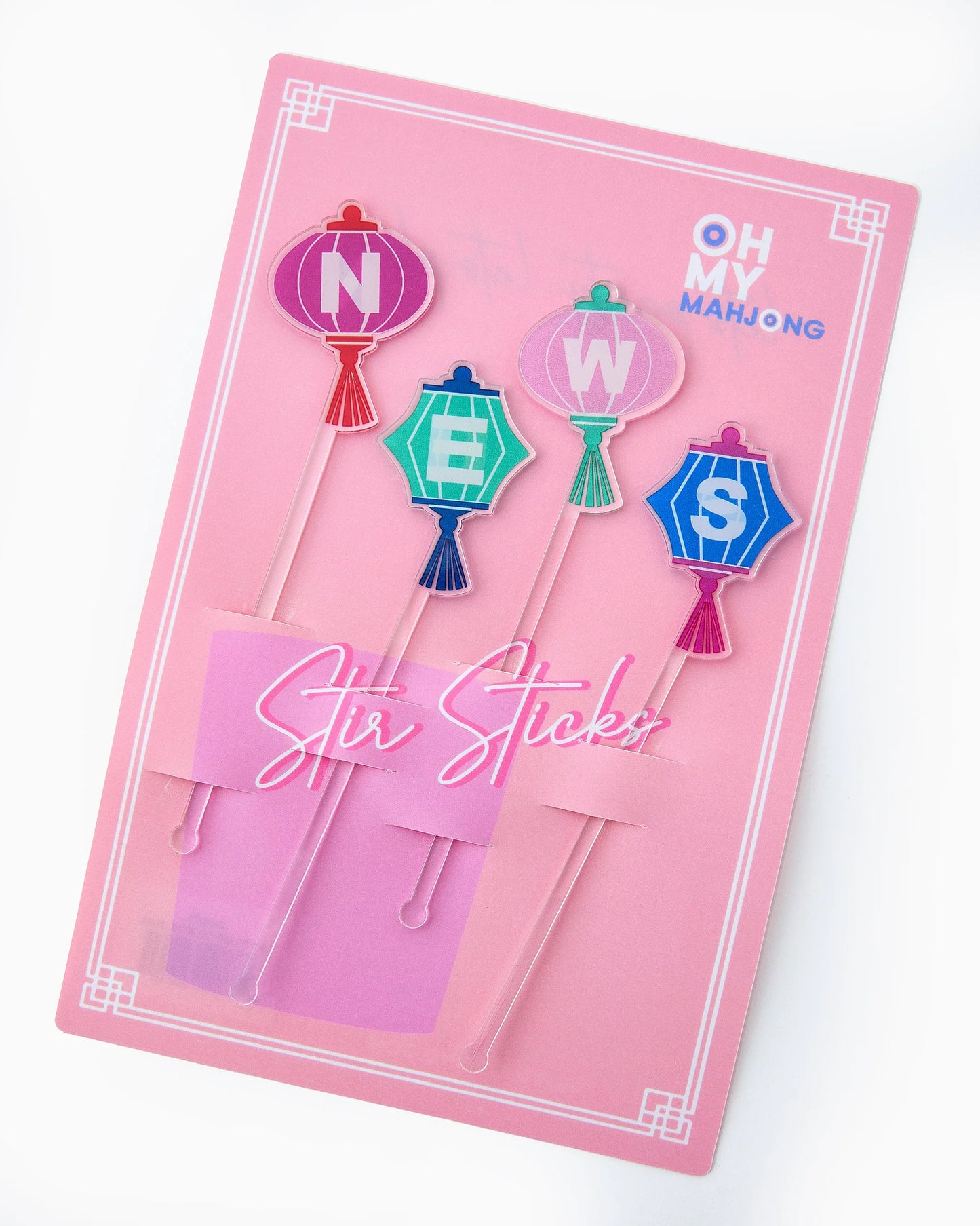 WIND : Acrylic Cocktail Stir Sticks