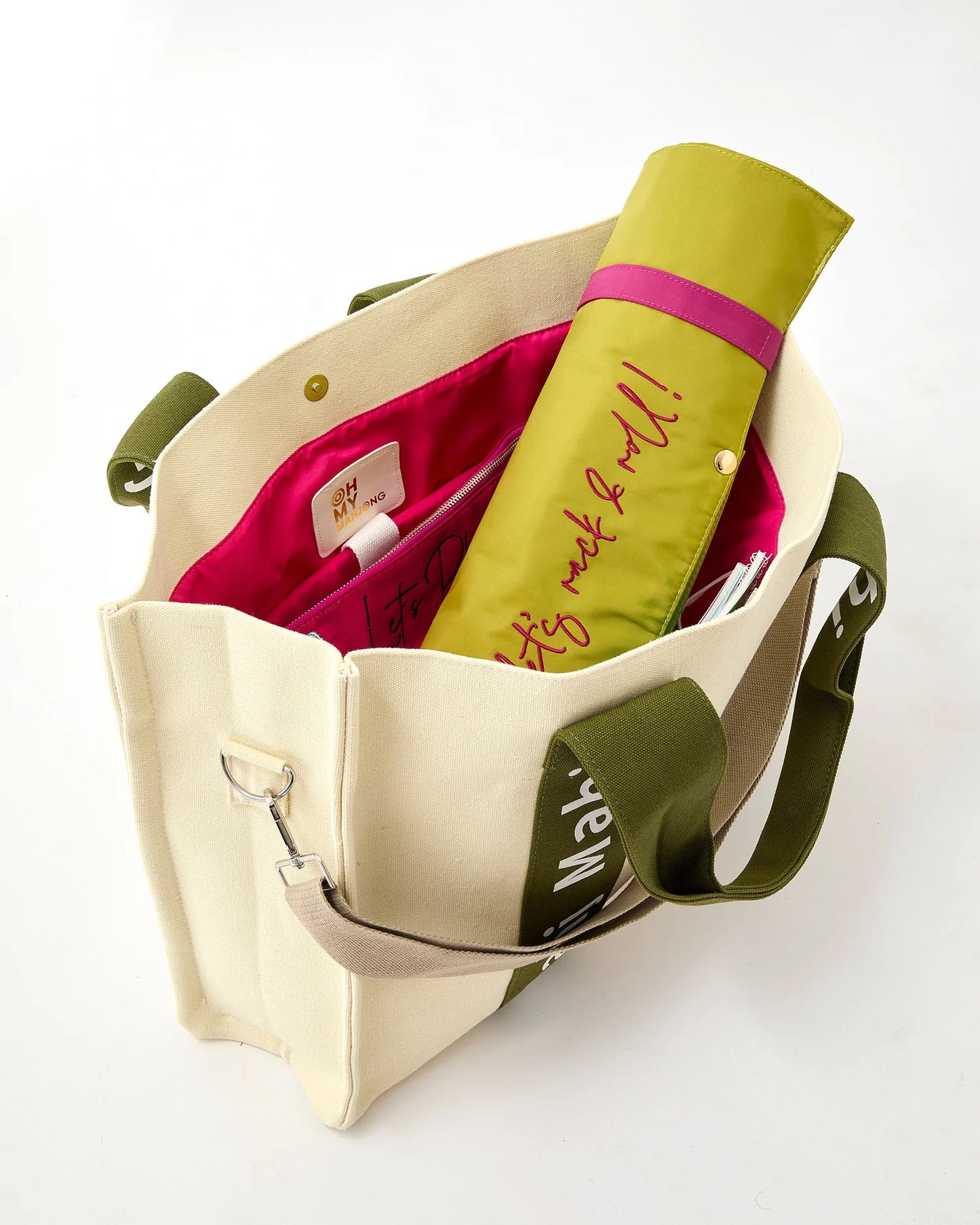 OLIVE MAHJ IT ALL : Tote