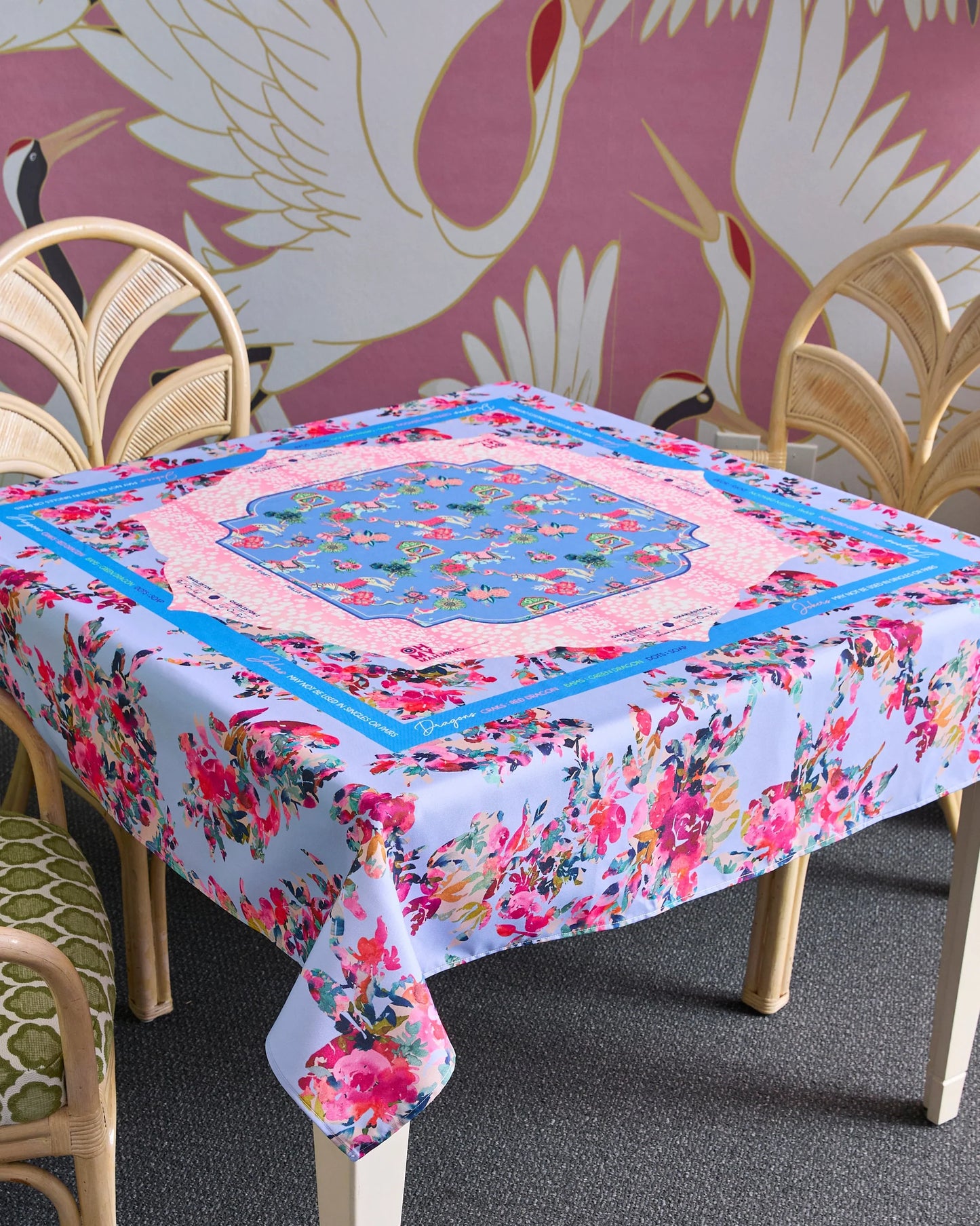 NAPLES : Mahjong Tablecloth