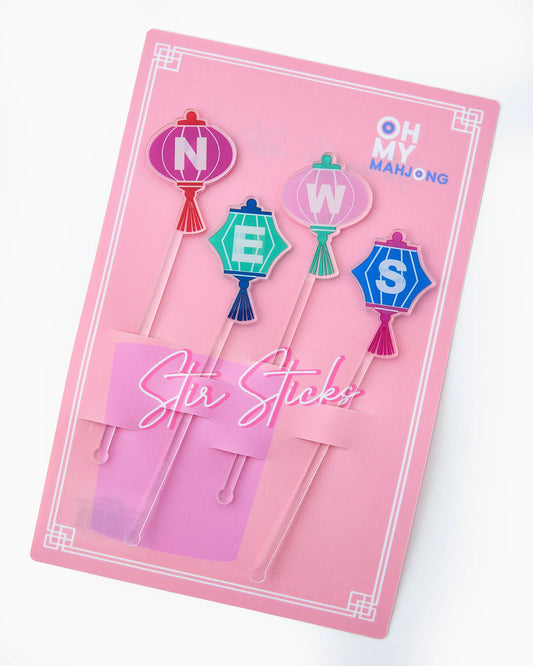 WIND : Acrylic Cocktail Stir Sticks