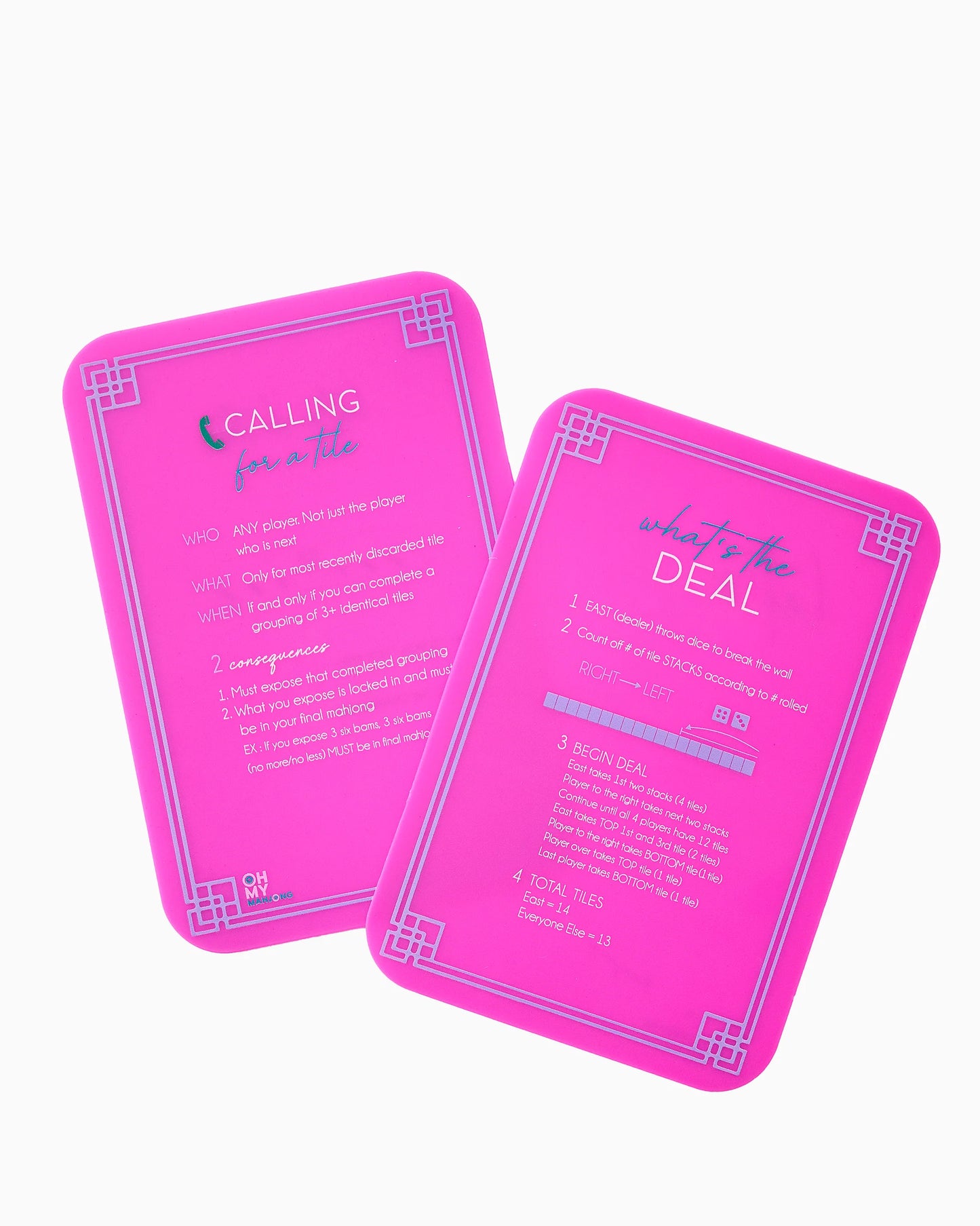 PINK : Mahjong Tile Shufflers