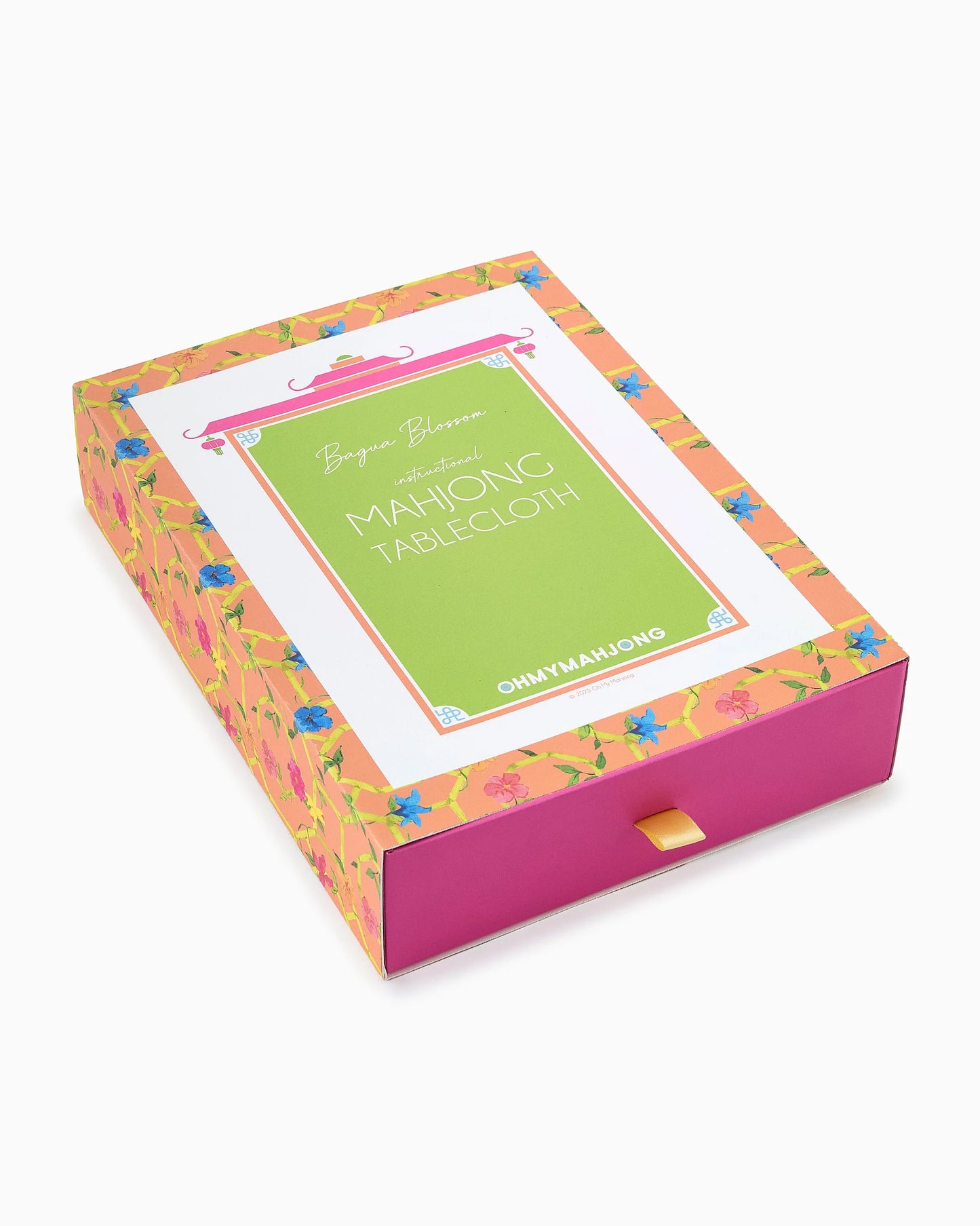 BAGUA BLOSSOM : Mahjong Tablecloth