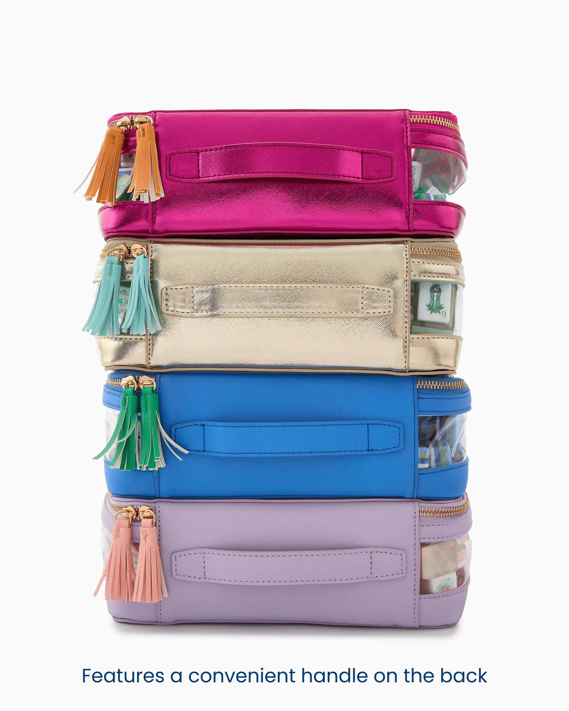 Oh My Mahjong stacking tile storage bags