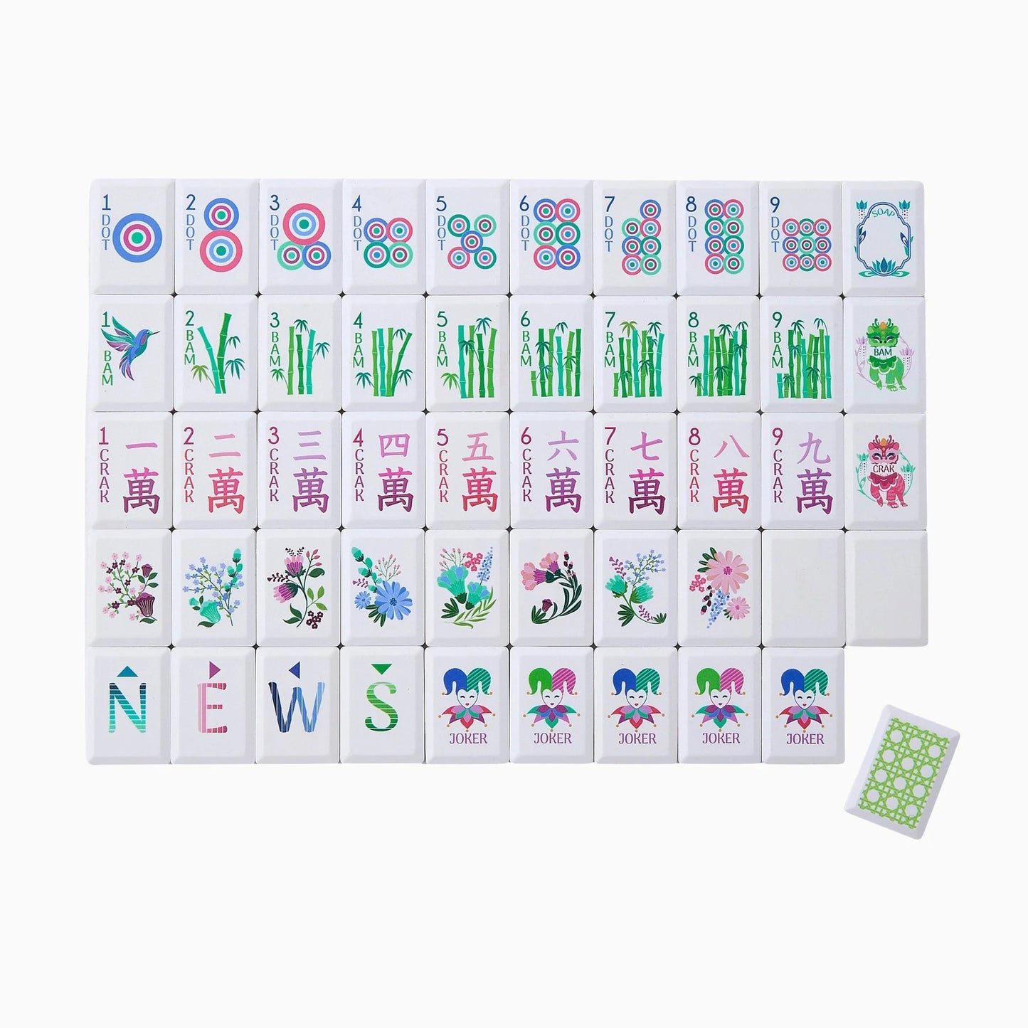 JARDIN: Debutante Mahjong Tile Set