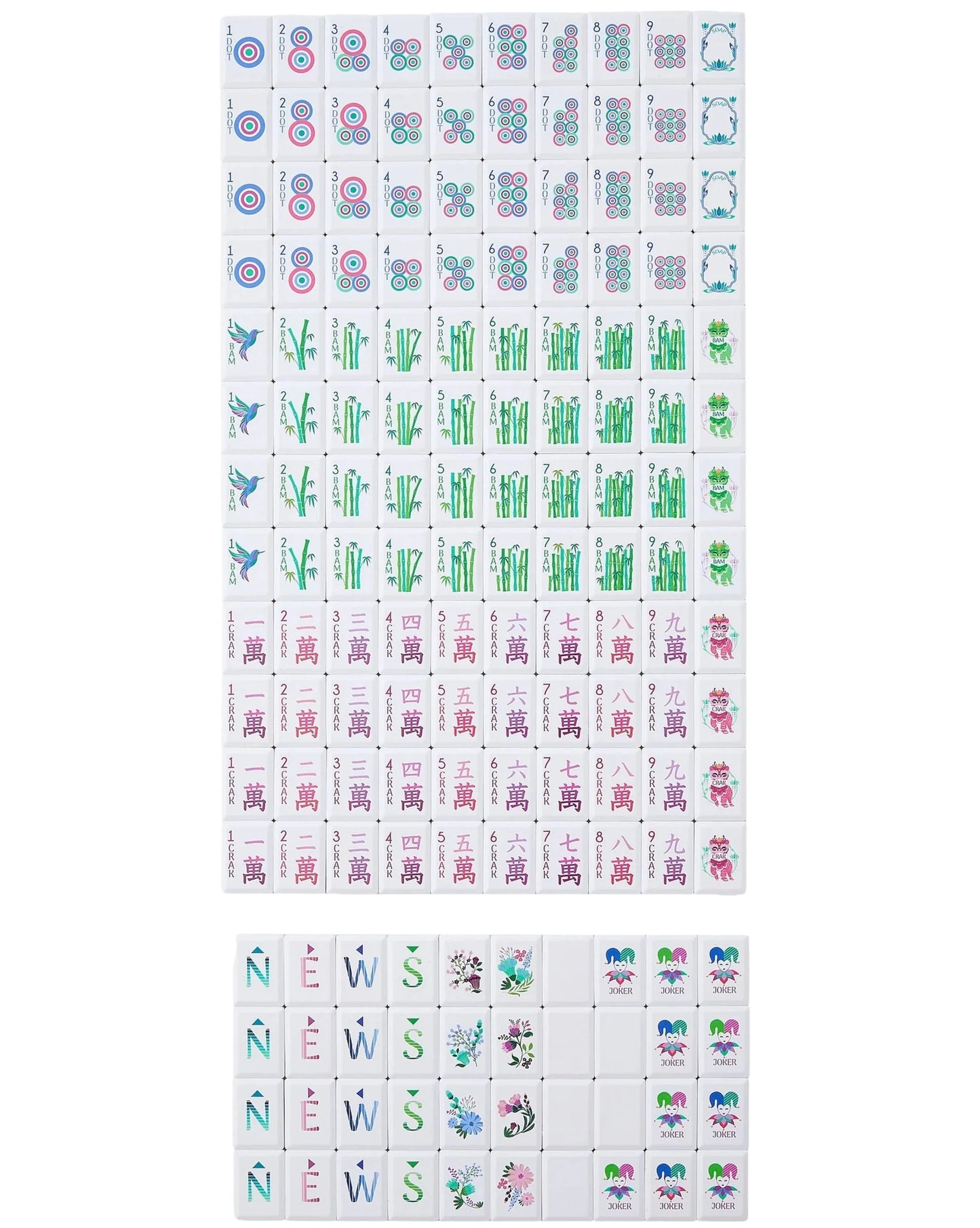 JARDIN: Debutante Mahjong Tile Set