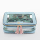METALLIC LIGHT BLUE: Stacking Tile Storage Bag