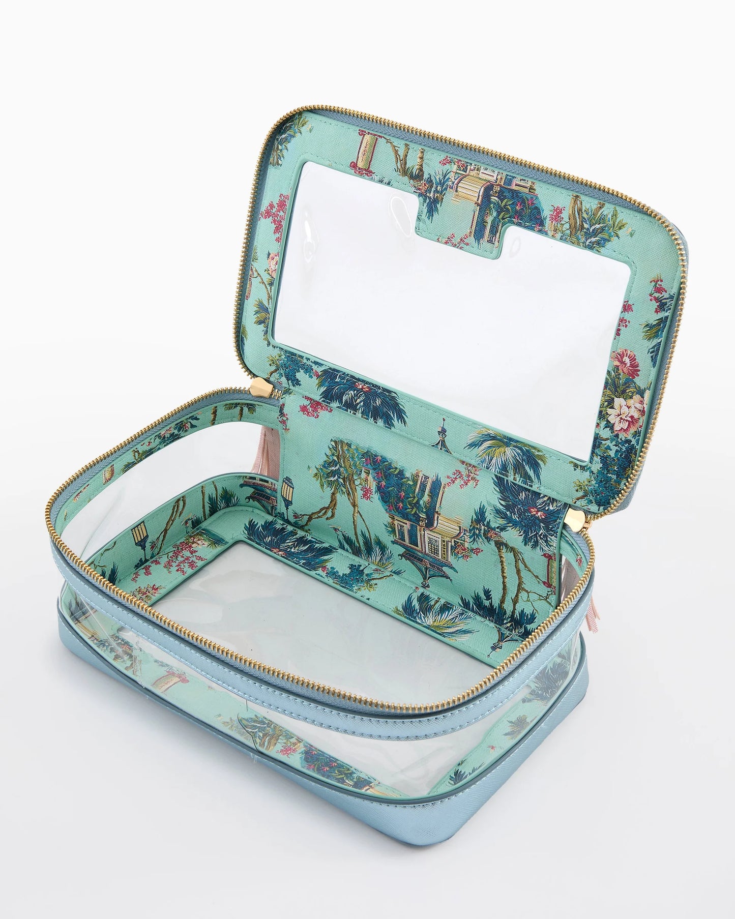 METALLIC LIGHT BLUE: Stacking Tile Storage Bag