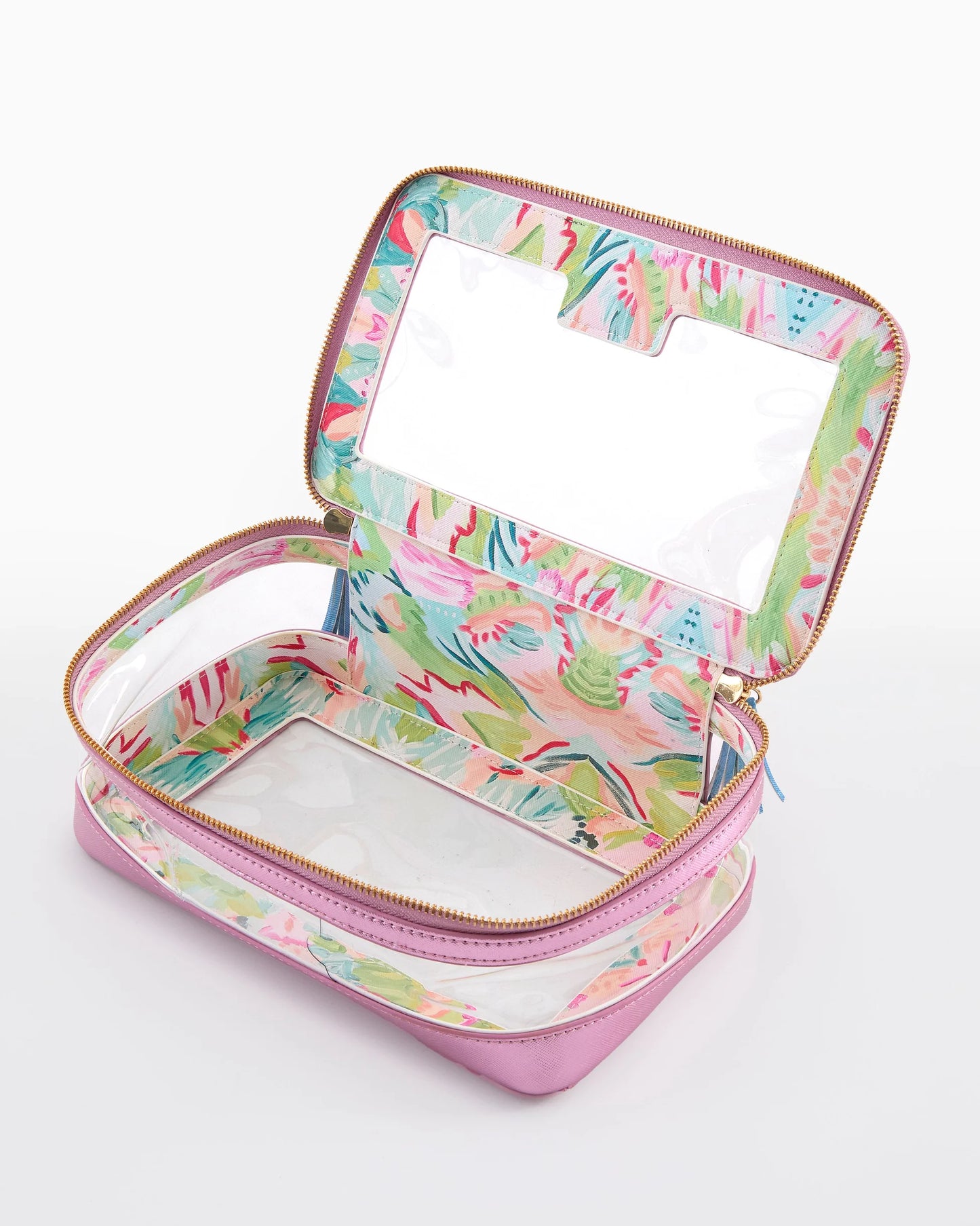 METALLIC LIGHT PINK: Stacking Tile Storage Bag