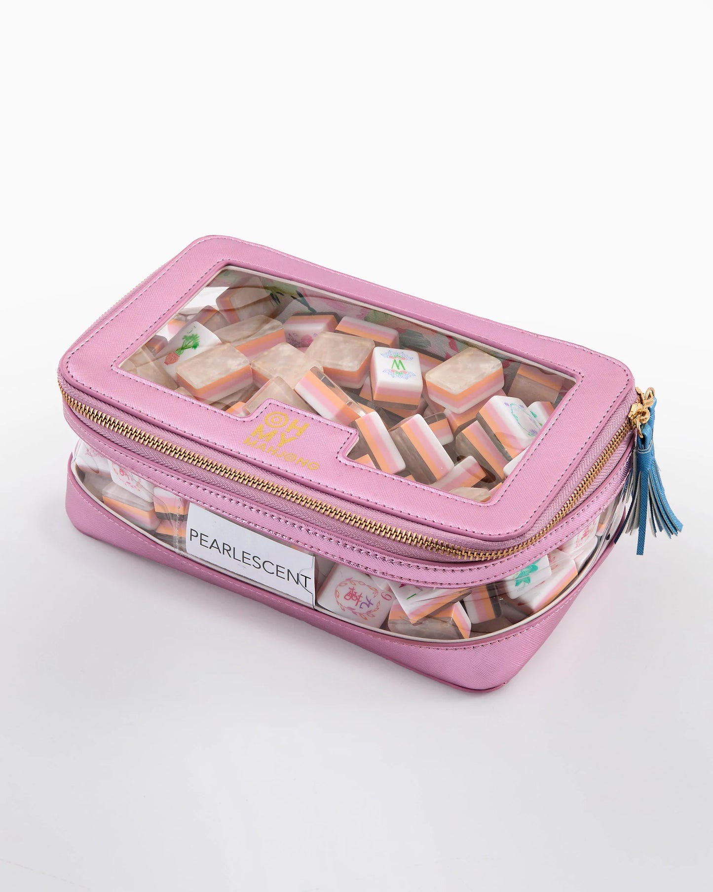 METALLIC LIGHT PINK: Stacking Tile Storage Bag