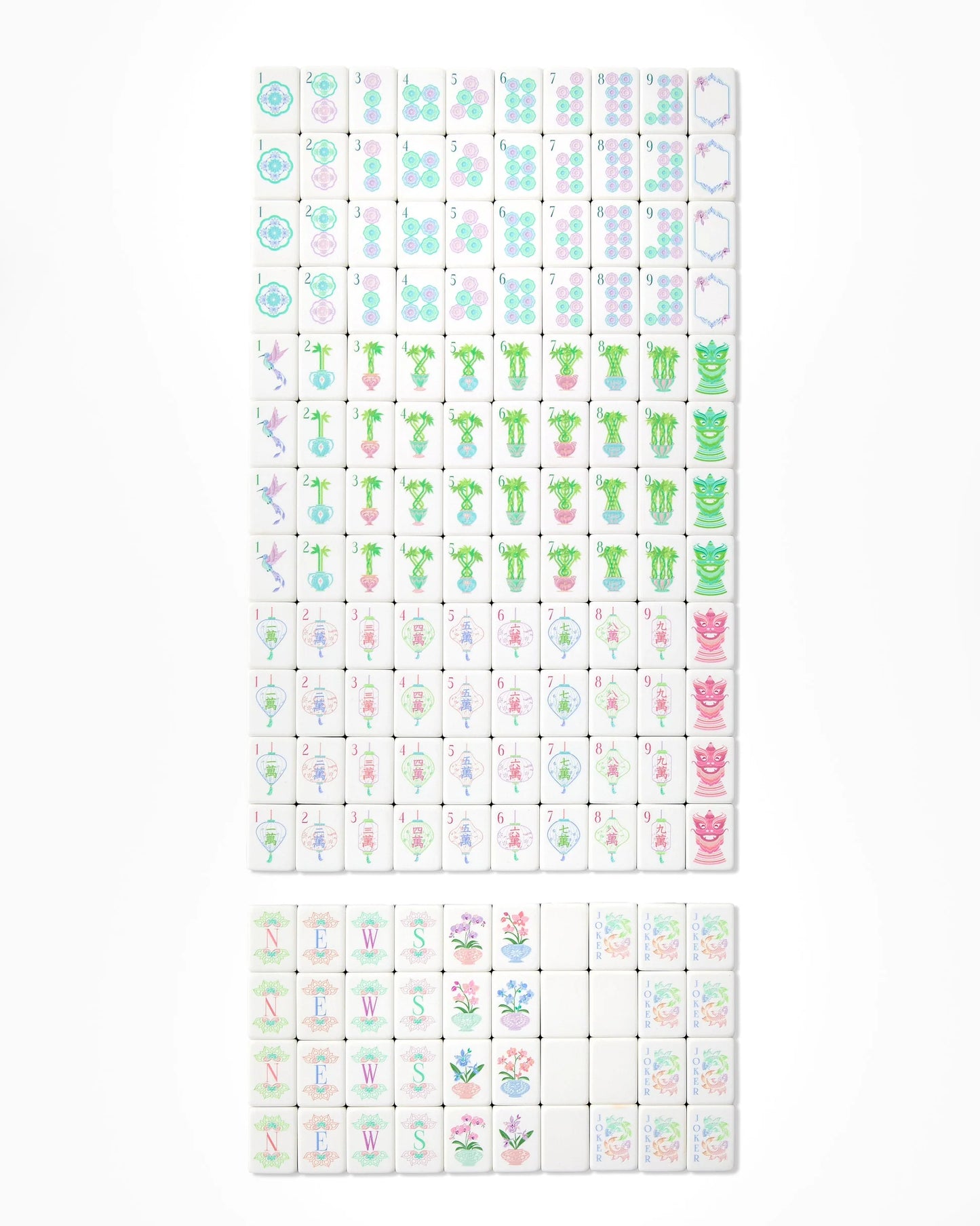 MOONLIGHT: Mahjong Tile Set