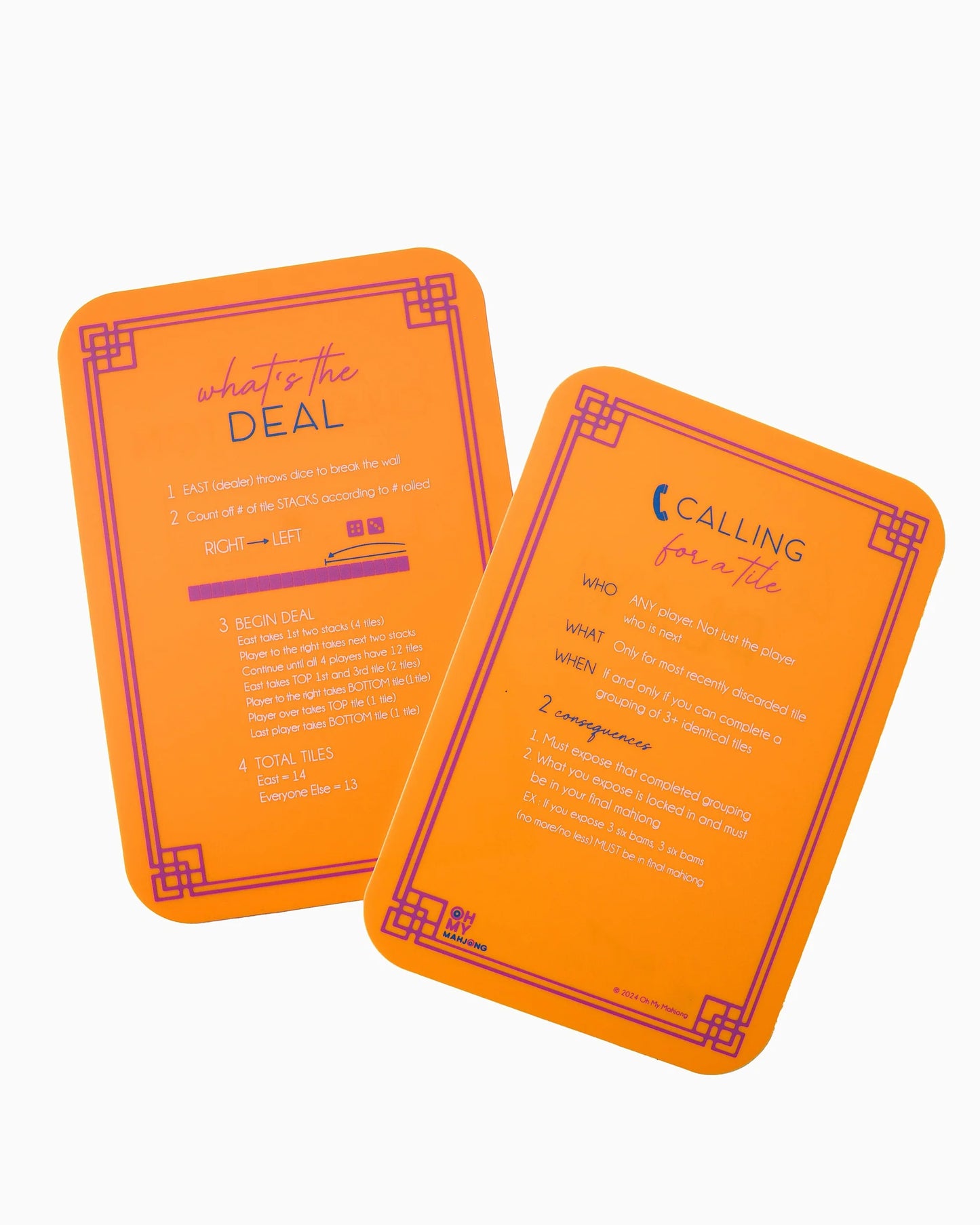 ORANGE: Mahjong Tile Shufflers