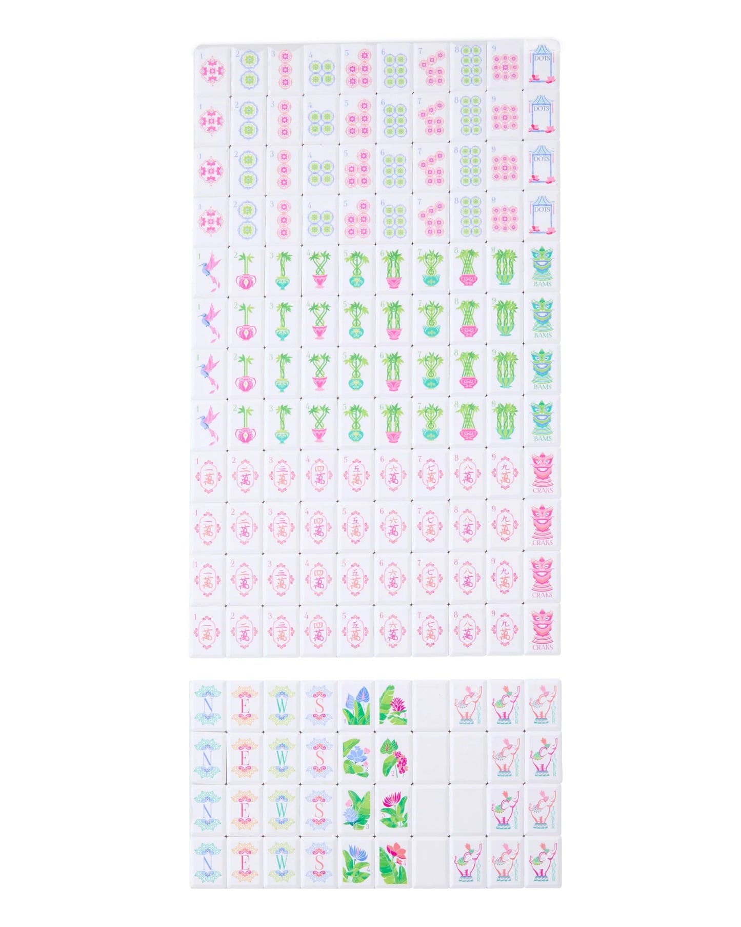 POPPY: Debutante Mahjong Tile Set